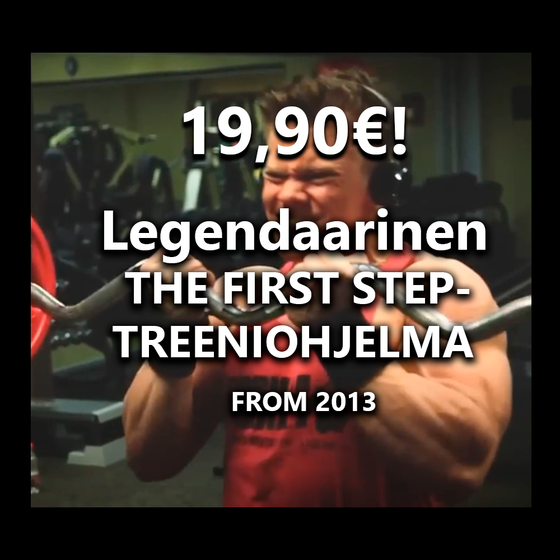 The First Step - 4-jakoinen treeniohjelma